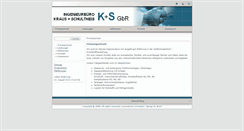 Desktop Screenshot of ingbuero-ks.de